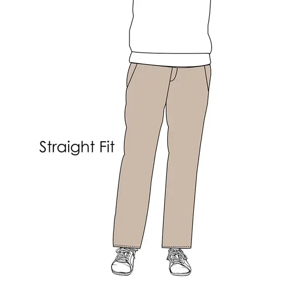 Black Gabardine Pant– Straight Fit 0