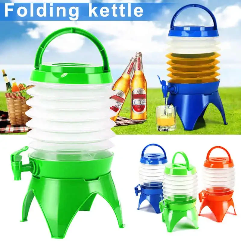 Portable 5.5L Folding Water Bucket 0