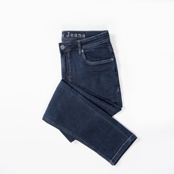 Men's Dark Blue Color Denim Pant 2