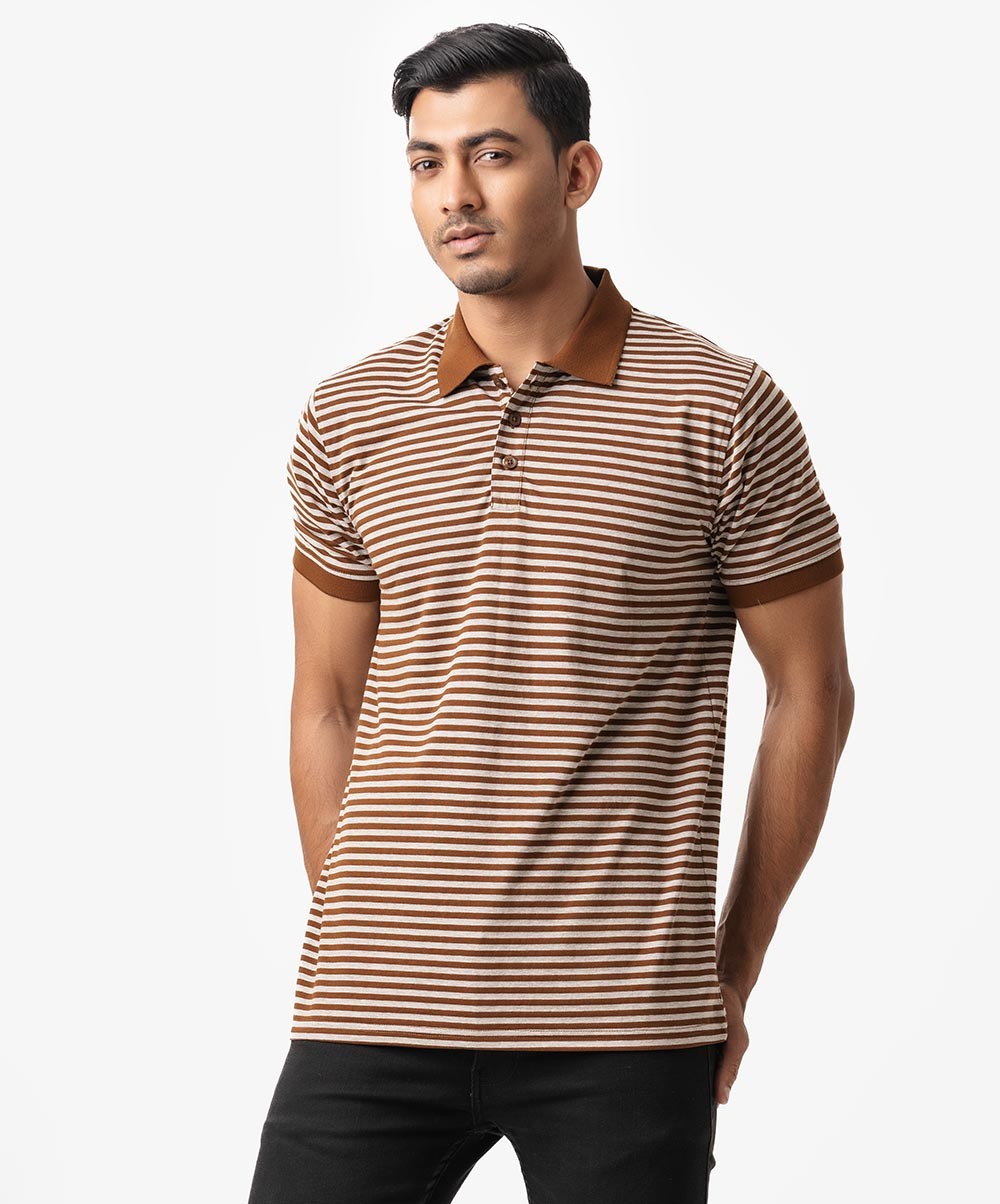 Checks Color Short Sleeve Polo
