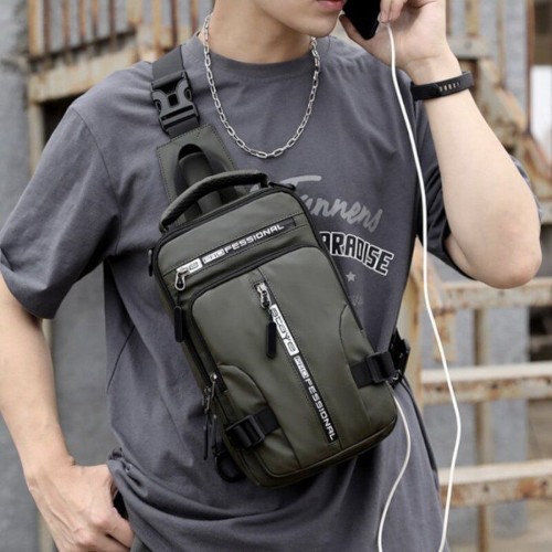 USB Charging Port Supported Cross Body Travelling Bag
