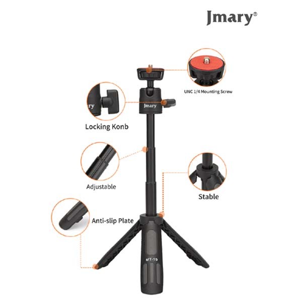 Jmary MT-19 Smartphone Selfie Stick Tripod 1