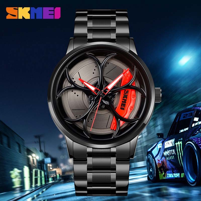 Get SKMEI 1990 Rolling Dial Watch With Attractive Design 0