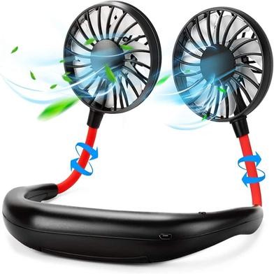 Portable USB Rechargeable Neck Fan 0