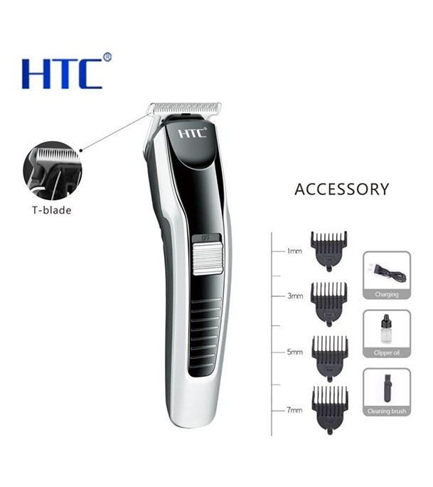 HTC AT-538 Rechargeable Men's Hair & Beard Trimmer 1