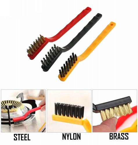 3 Pcs Wire Brush Set 1
