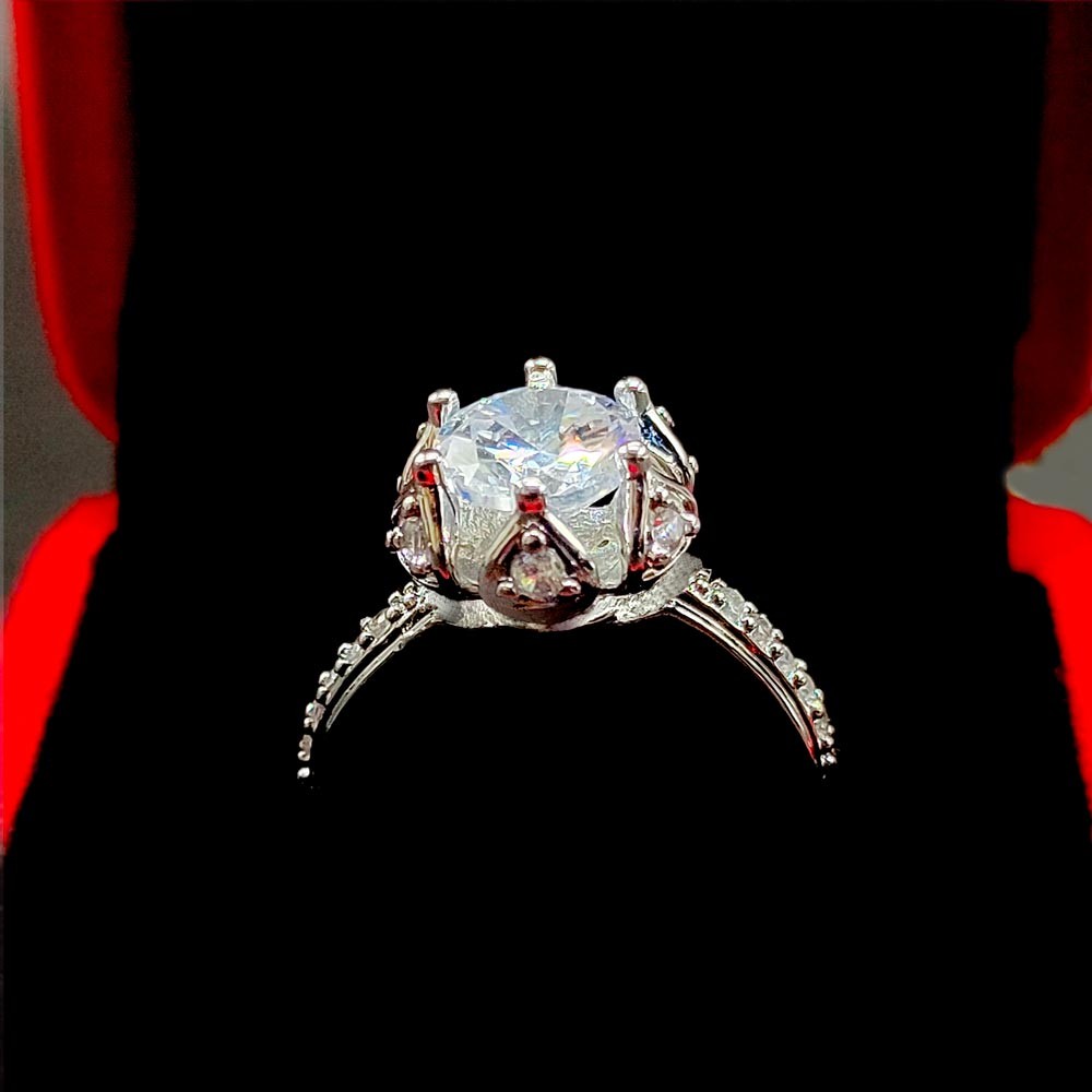 Waverly Diamond Cut Finger Ring 0