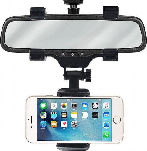 360 Rotating Smartphone Holder for Car Mirror 1