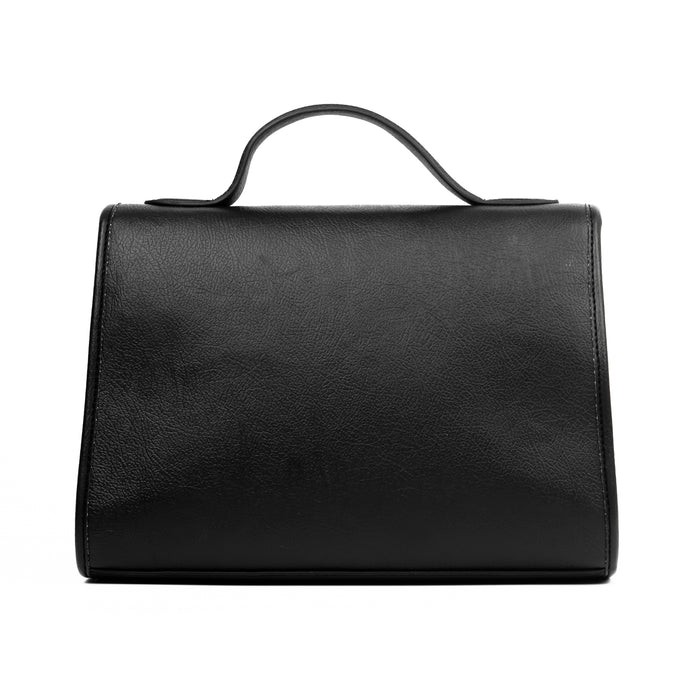 Refined Retro Black Houndstooth Ladies Shoulder Bag 5