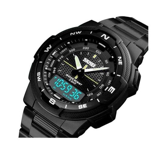 SKMEI 1370  Waterproof Stainless Steel Wrist Watch 3