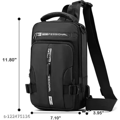 USB Charging Port Supported Cross Body Travelling Bag 2