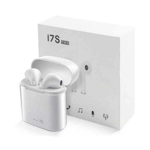 HBQ I7S Wireless Bluetooth Earbuds - White 1