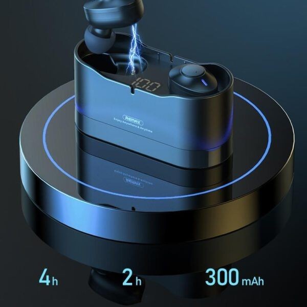 Remax TWS-22 Bluetooth Earbuds With Digital Display 1
